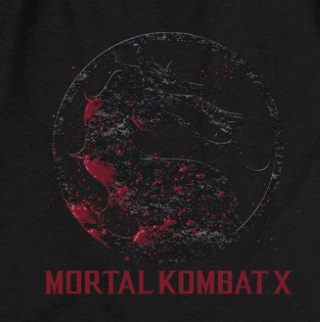 Mortal Kombat Bloody Logo T-Shirt - Click Image to Close